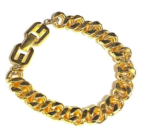 givenchy cuban link|Vintage Givenchy Logo Two.